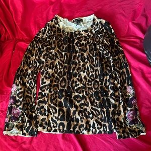 INC XL FLORAL N LEOPARD